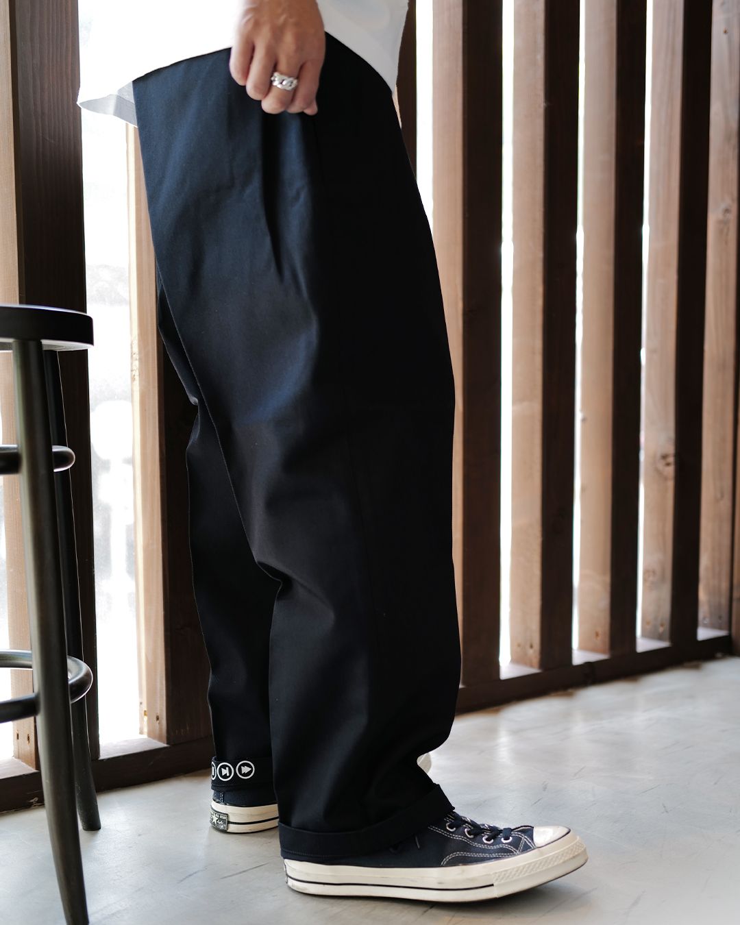 CHINO PANTS (TYPE-XF)  [NAVY]