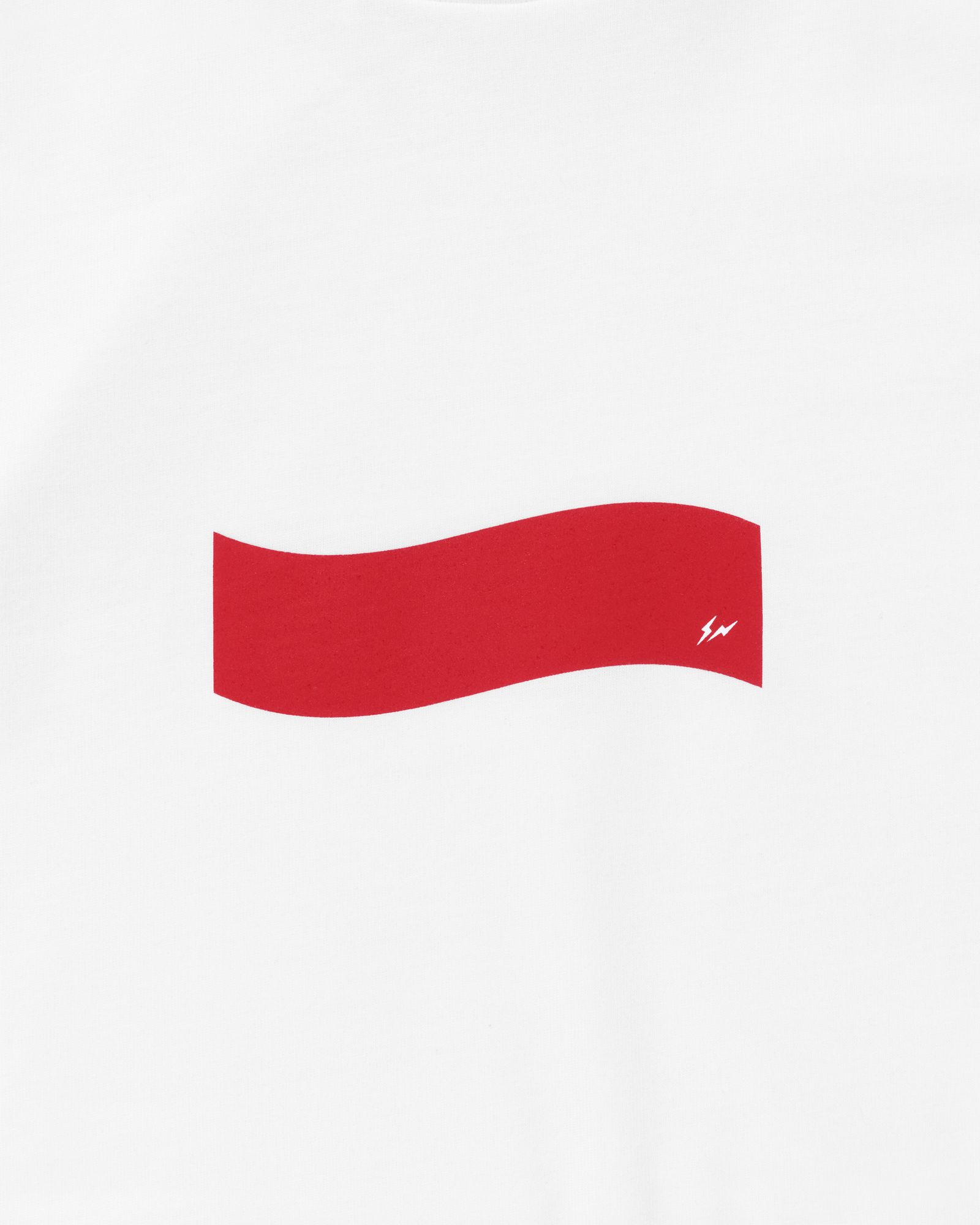 GX-S26-13FST-03 FRAGMENT x GOD SELECTION XXX  13anniversary T-shirts WHITE x RED
