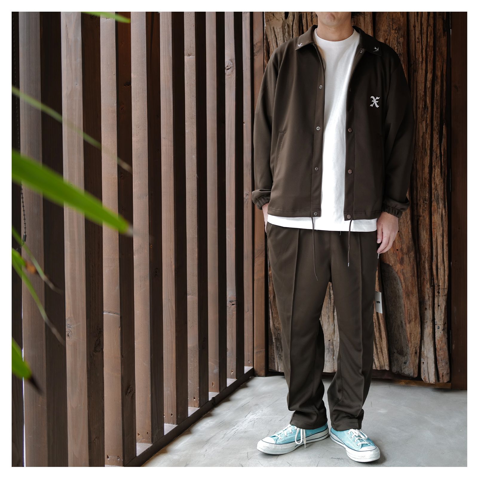 【LAST1 L】GX-A24-JK-04  TRACK JACKET  BROWN