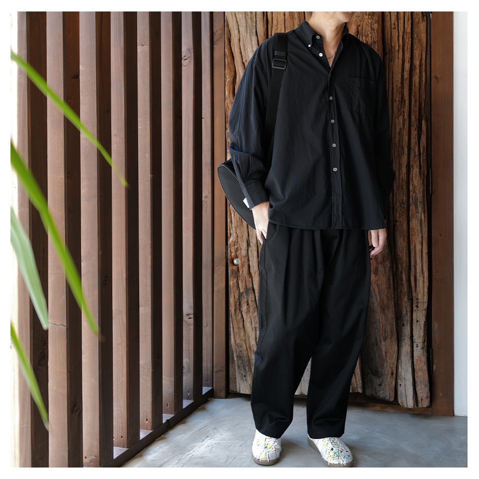 コットントラウザーズ Black