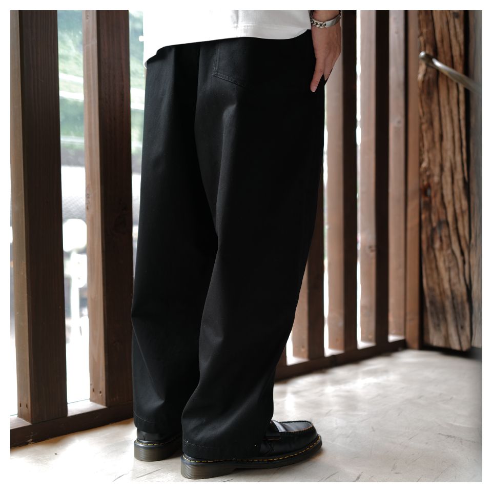 MARTIN MARGIELA★コットンウールトラウザー マルジェラ　パンツ Maison Margiela - コットントラウザーズ Black | River