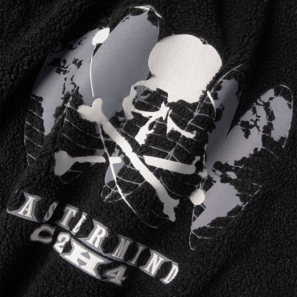 C2H4 x MMJ Fleece Jacket   Fuzzy Black