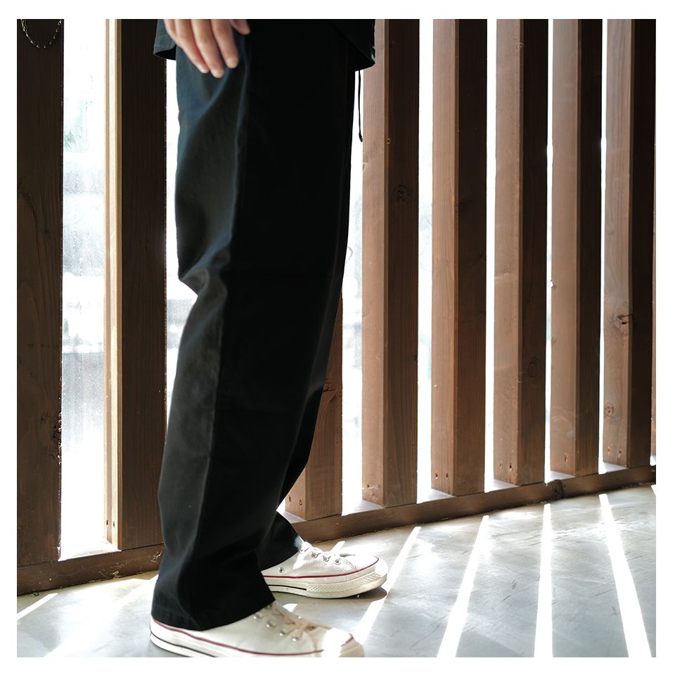 GX-S25-PT-03  EASY PANTS  BLACK