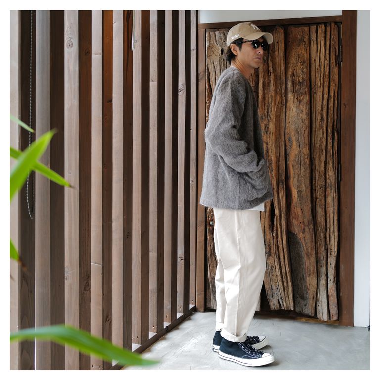 OUR LEGACY - CARDIGAN Mole Grey Mohair | River 