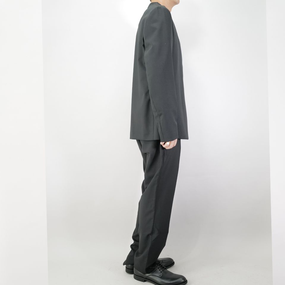 Maison Margiela - Drawstring Pants Two Ply Wool Black. | River