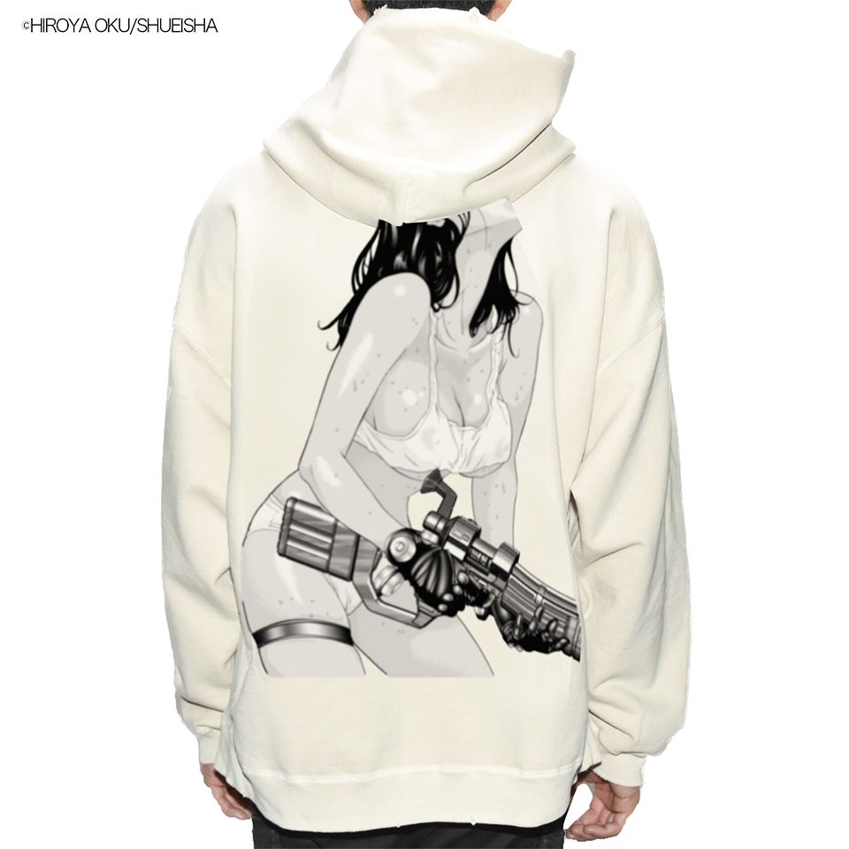 TGAM24SM006 GANTZ HOODIE White