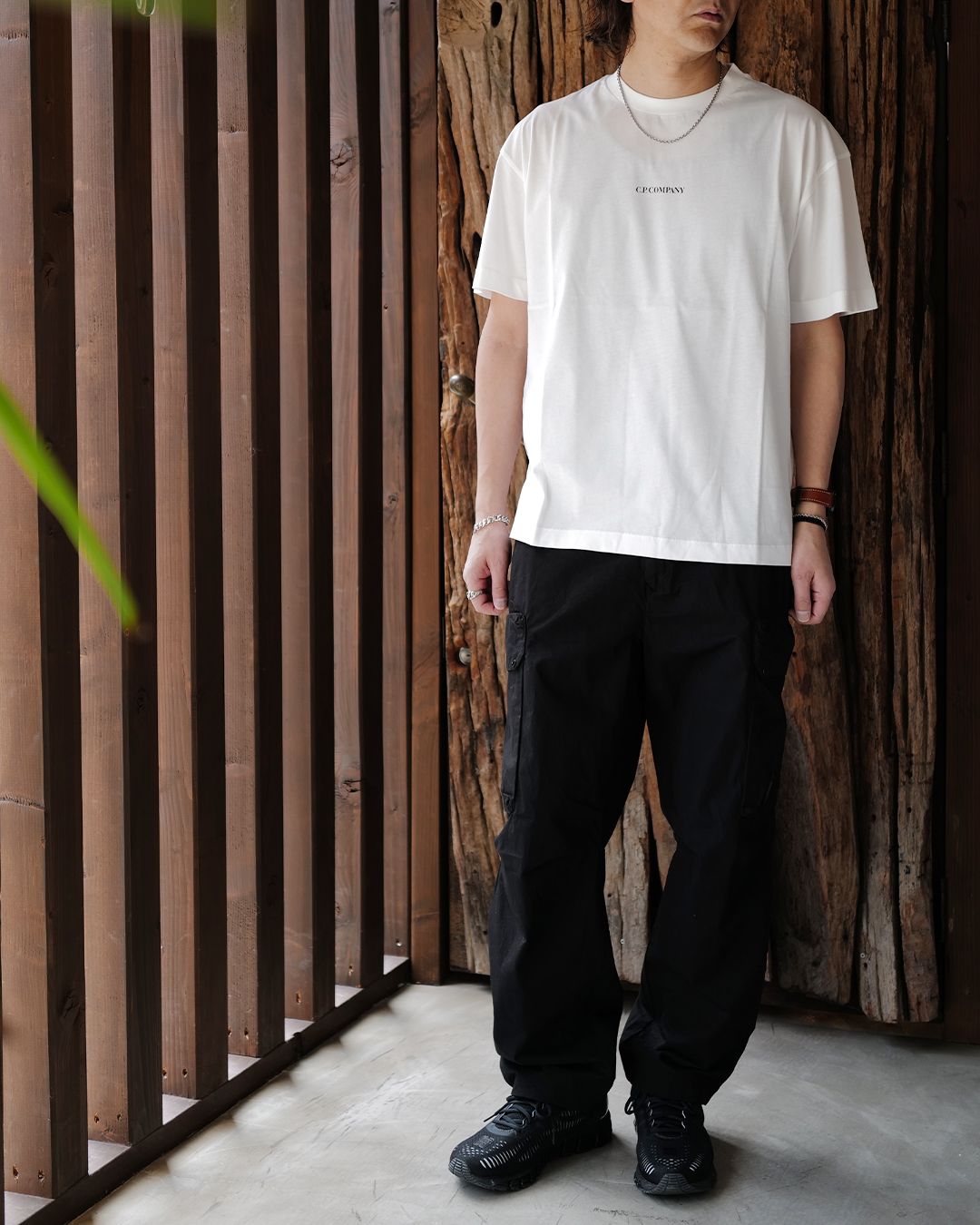 30/1 JERSEY SHORT SLEEVE LOGO T-SHIRT [WHITE]