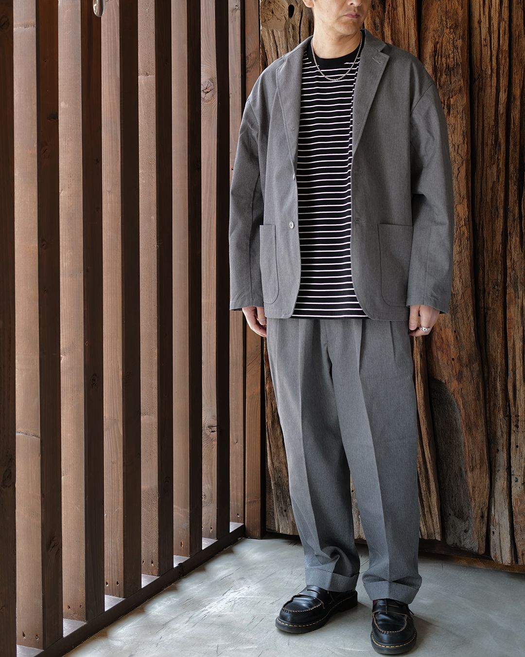 CHINO PANTS (TYPE-C) [GRAY]