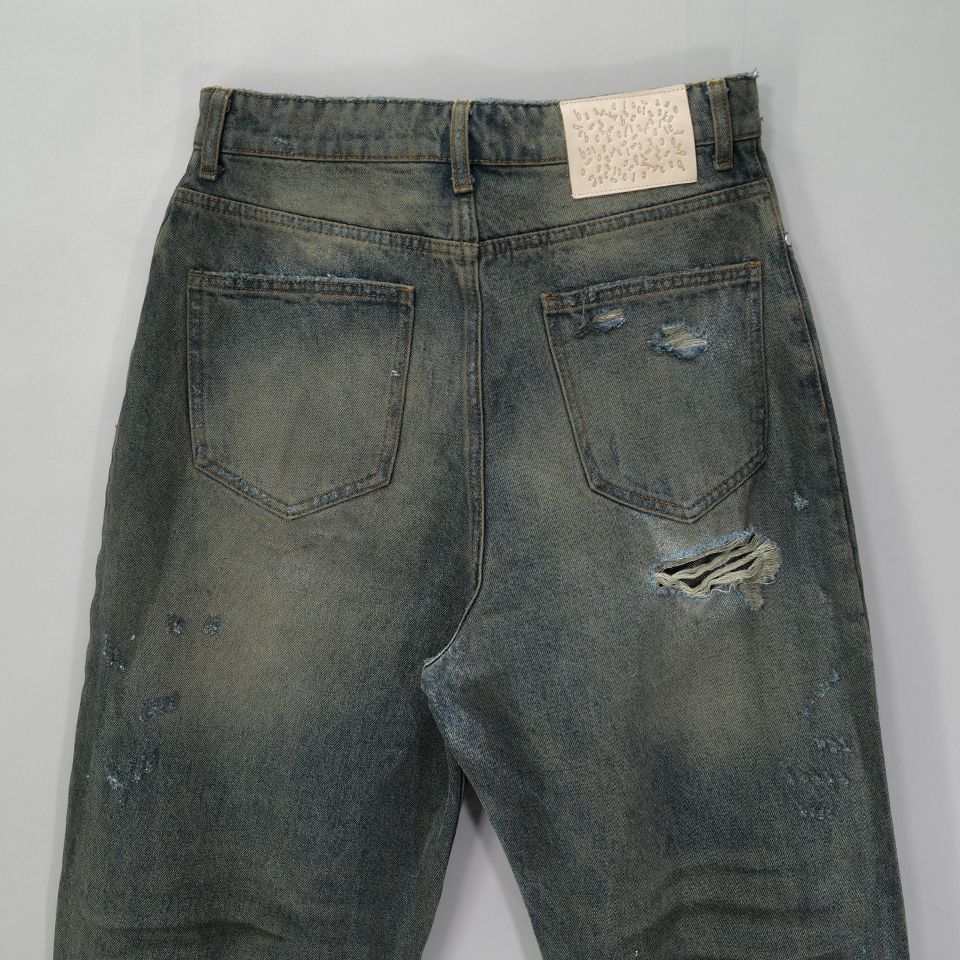Basketcase - LAX BAGGY DENIM, junkyard wash | River Basketcase - LAX BAGGY DENIM, junkyard wash | River