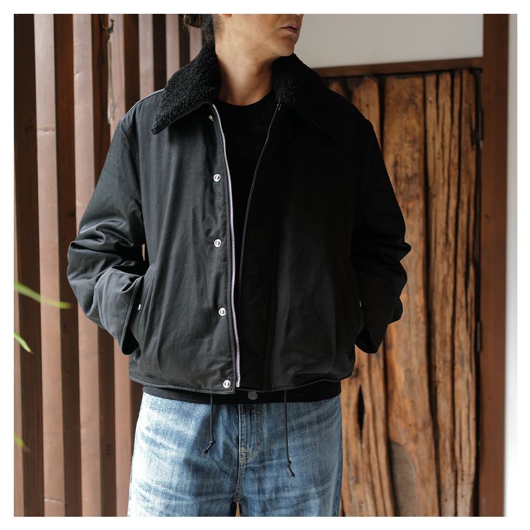 OUR LEGACY - ACE JACKET Black Aero Nylon | River 