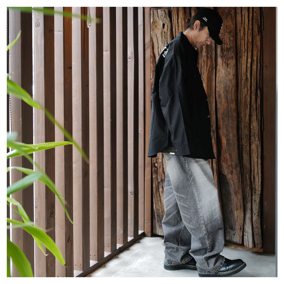 【mastermindJAPAN】 LS OXFORD SHIRT BLACK
