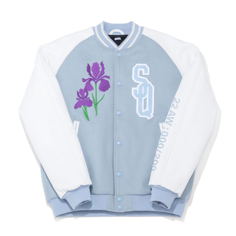SEQUEL - 【Last1 M】SQ-22AW-JK-06 VARSITY JACKET SAX BLUE | River