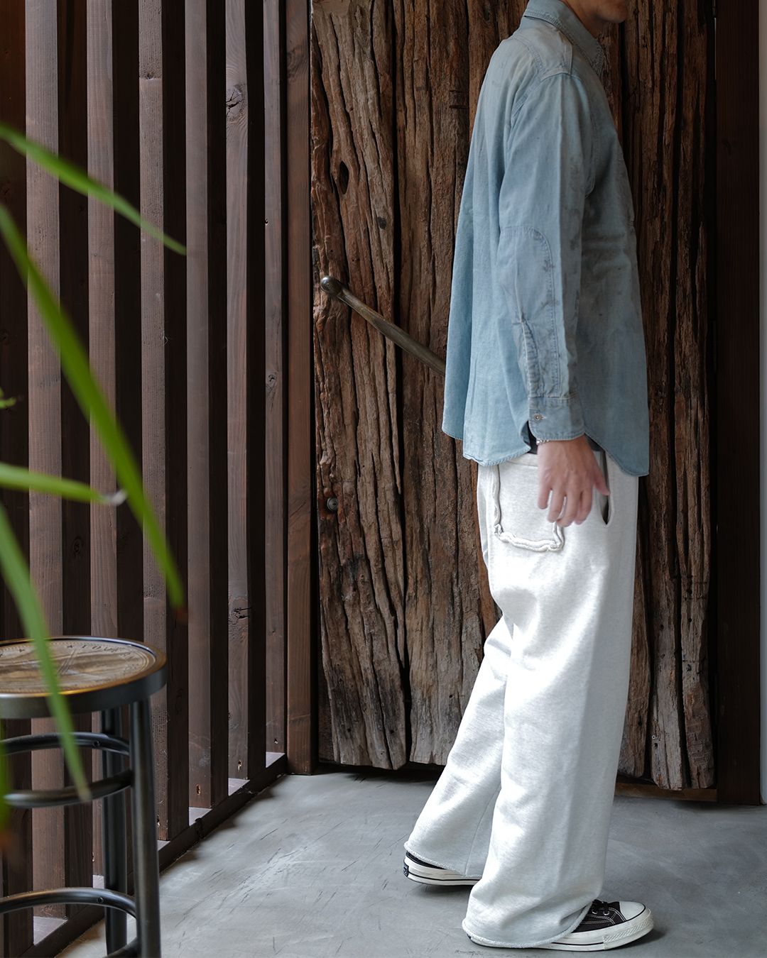 BWU-MBCS / METAL BUTTON CHAMBRAY SHIRT