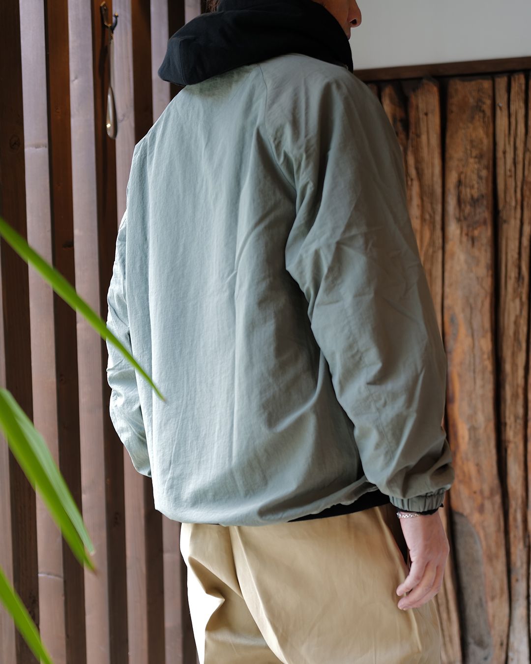 GODSELECTIONXXX - HALF ZIP JACKET OLIVE-