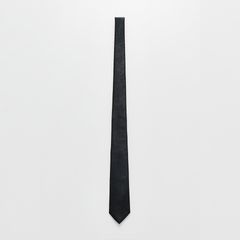 TIE  Black Real Fake Leather
