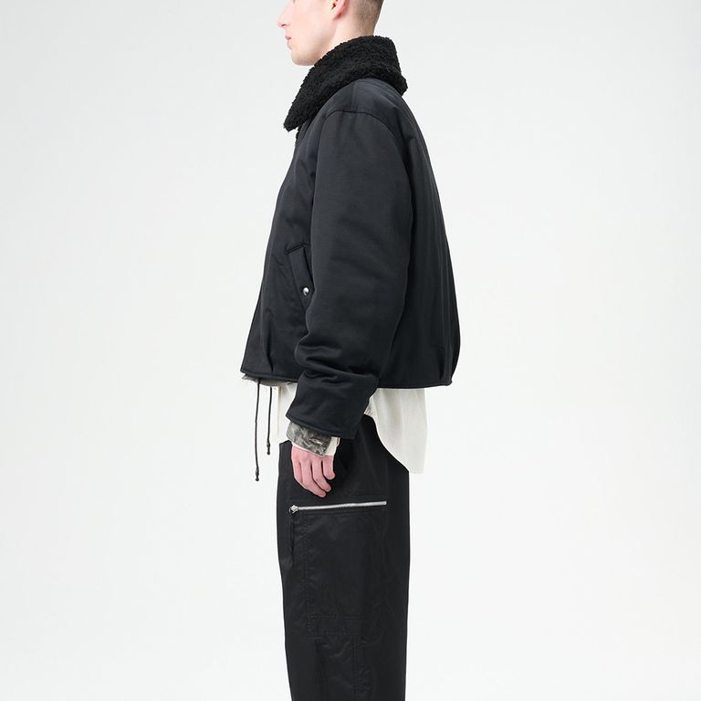OUR LEGACY - ACE JACKET Black Aero Nylon | River