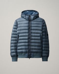 D.D. Shell Hooded Lens Down Jacket [ORION BLUE]