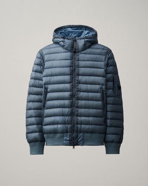D.D. Shell Hooded Lens Down Jacket [ORION BLUE]