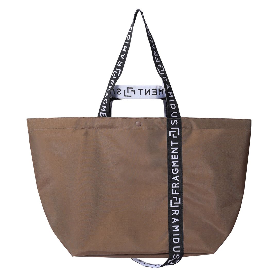 RAMIDUS SQUARE TOTE BAG (M) 【FRAGMENT DESIGN × RAMIDUS】 BROWN