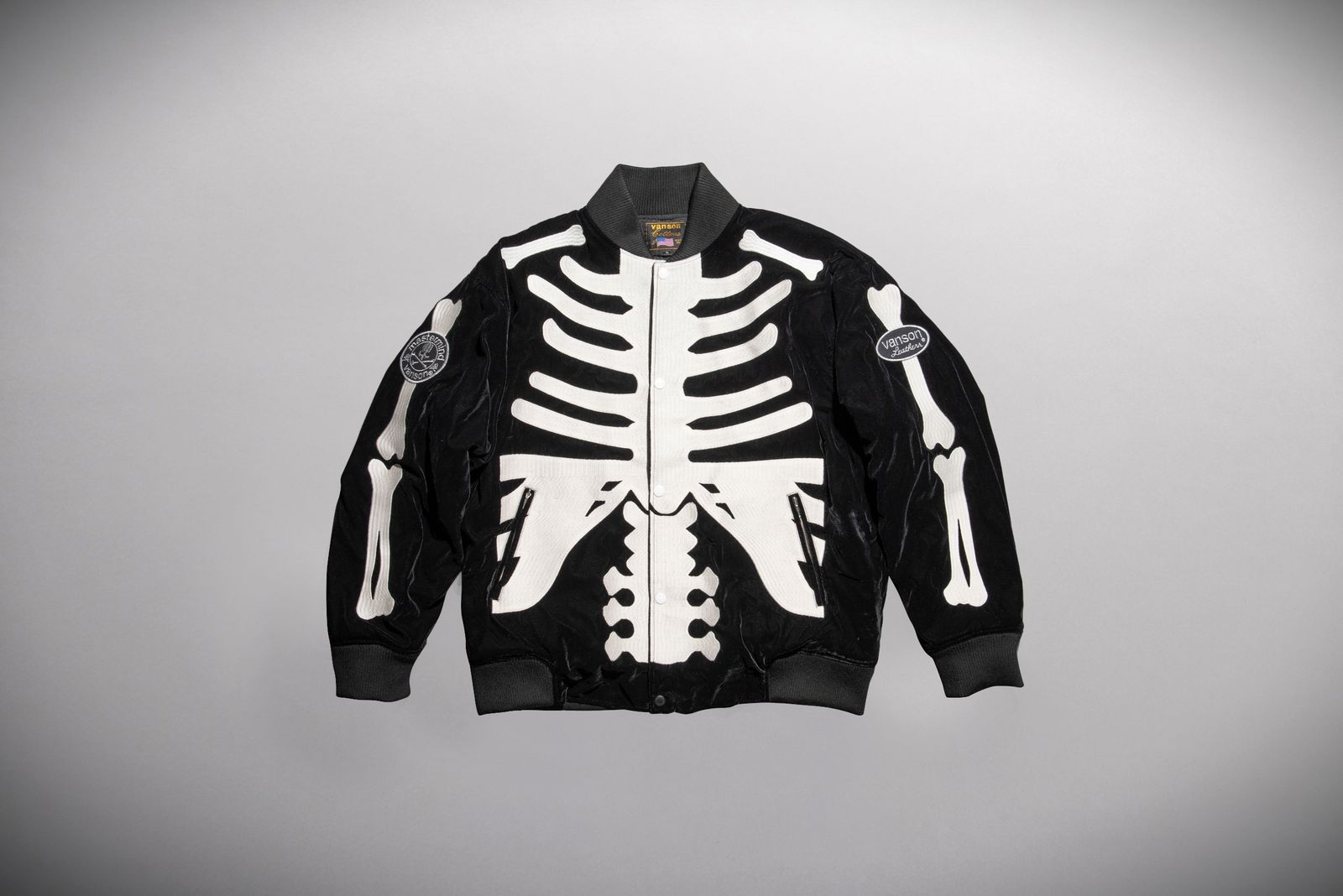 【MASTERMIND WORLD】x VANSON  BONES BOMBER JACKET