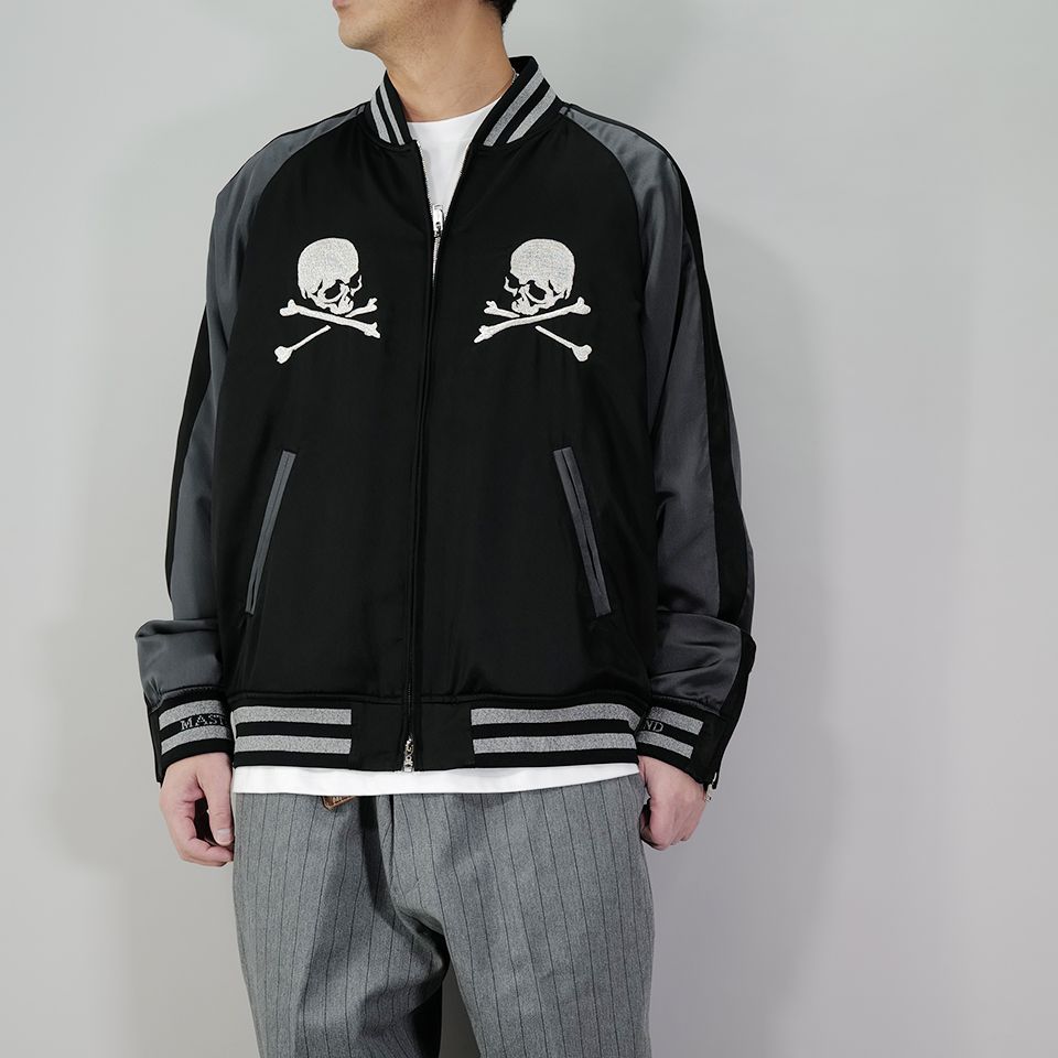 mastermind JAPAN - 【mastermindJAPAN】 SILK BOMBER JACKET BLACK x 