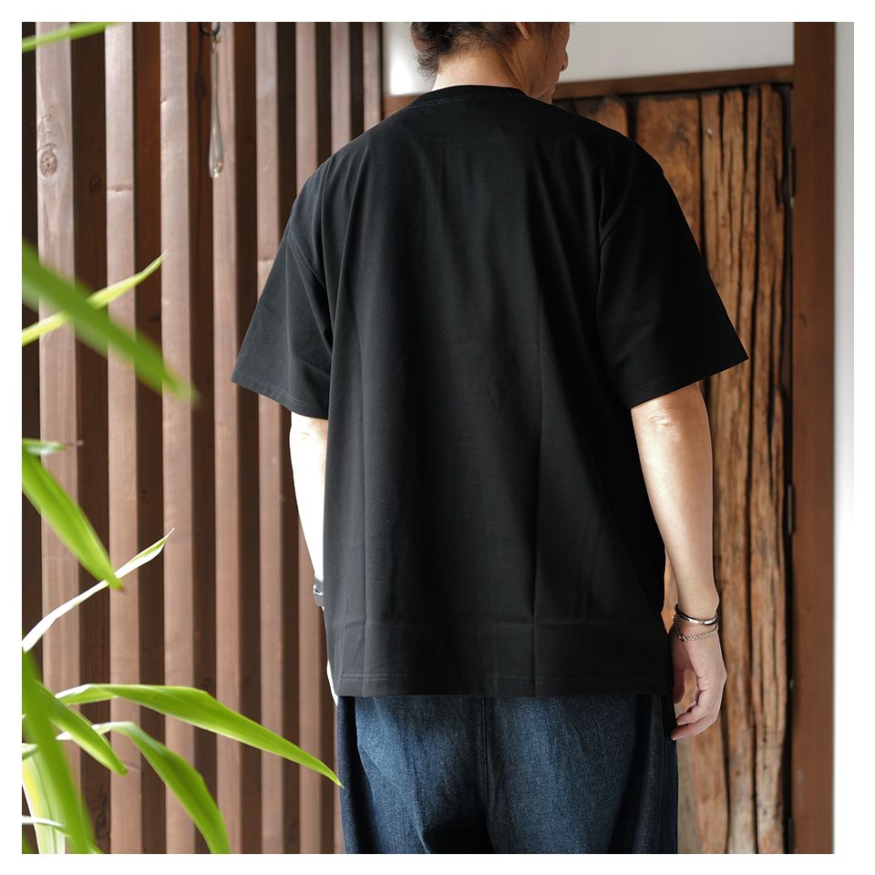 GX-S25-ST-02   T-SHIRT   BLACK