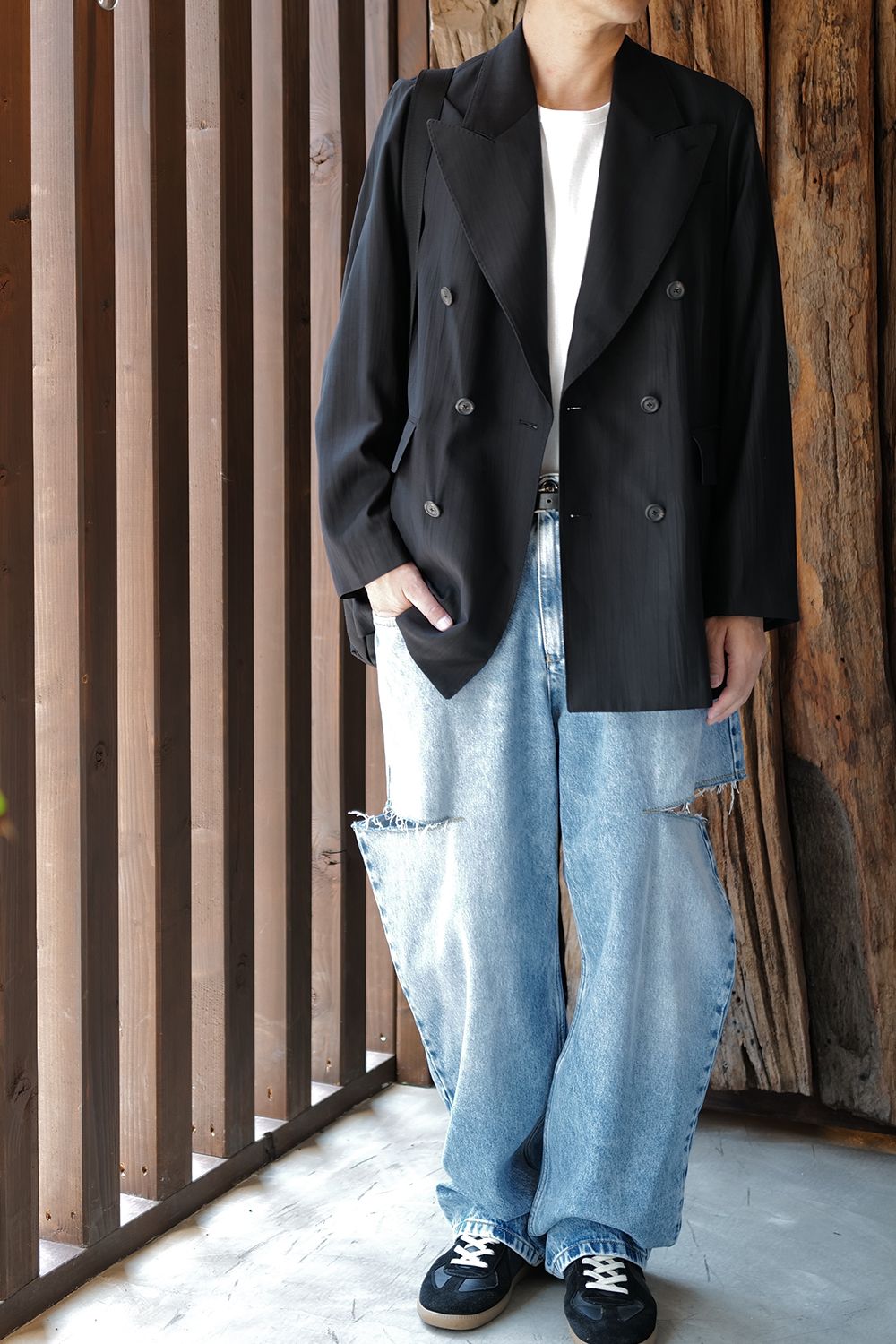 Margiela デニムジーンズ スラッシュディテール