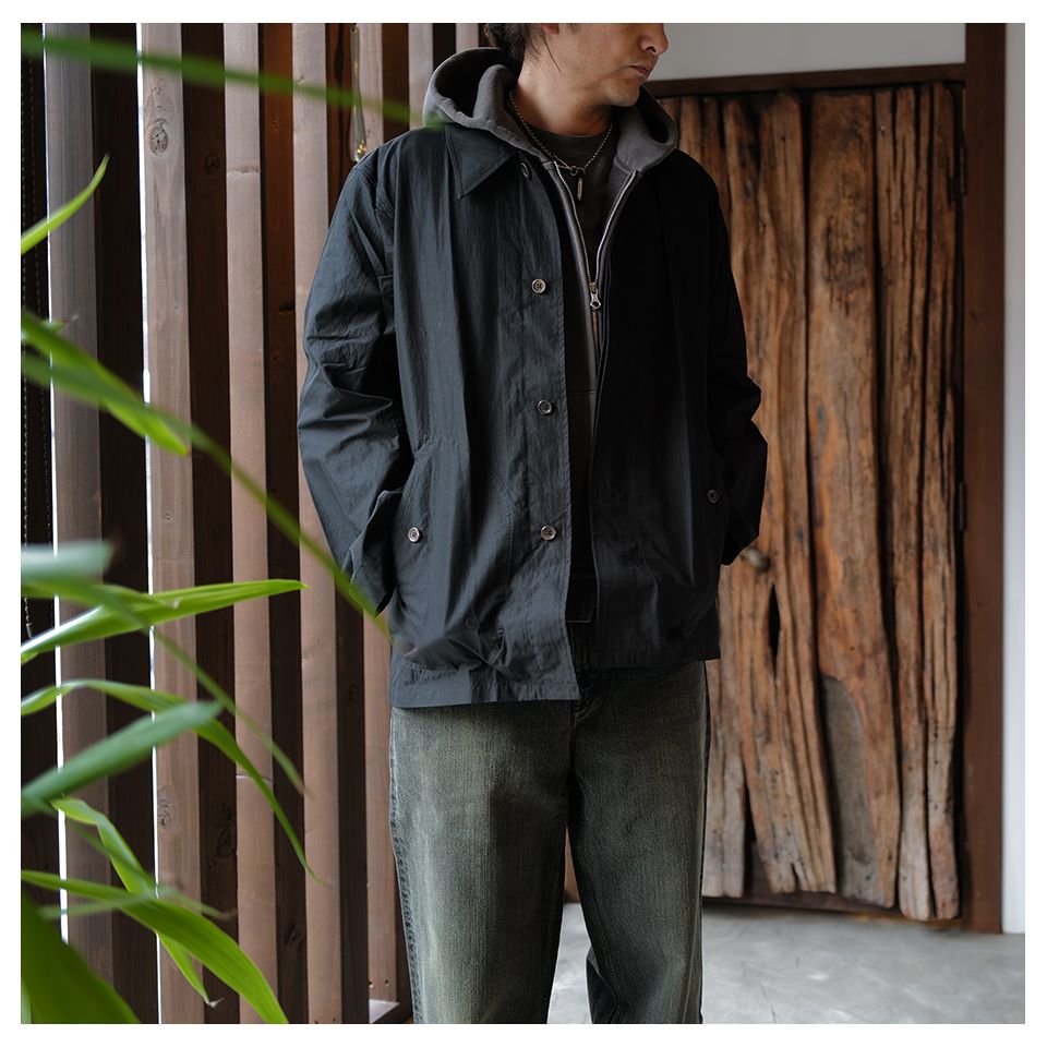 OUR LEGACY - LEAD JACKET Black Hiking Cotton | River