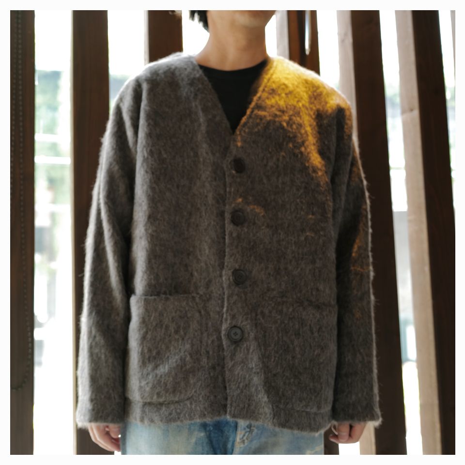 OUR LEGACY - CARDIGAN Mole Grey Mohair | River