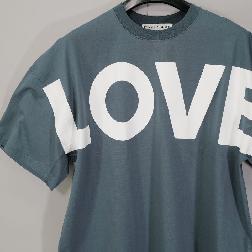 SLOGAN TEE BIGLOVE  Green