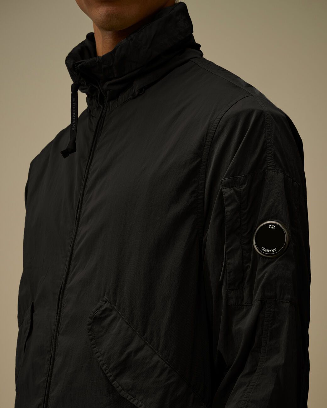 Chrome-R Lens Jacket Black