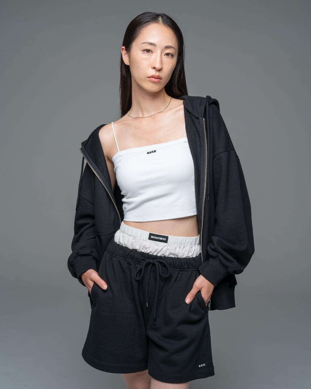 【WOMENS】GXL-S26-PT-02  SHORT PANTS  BLACK