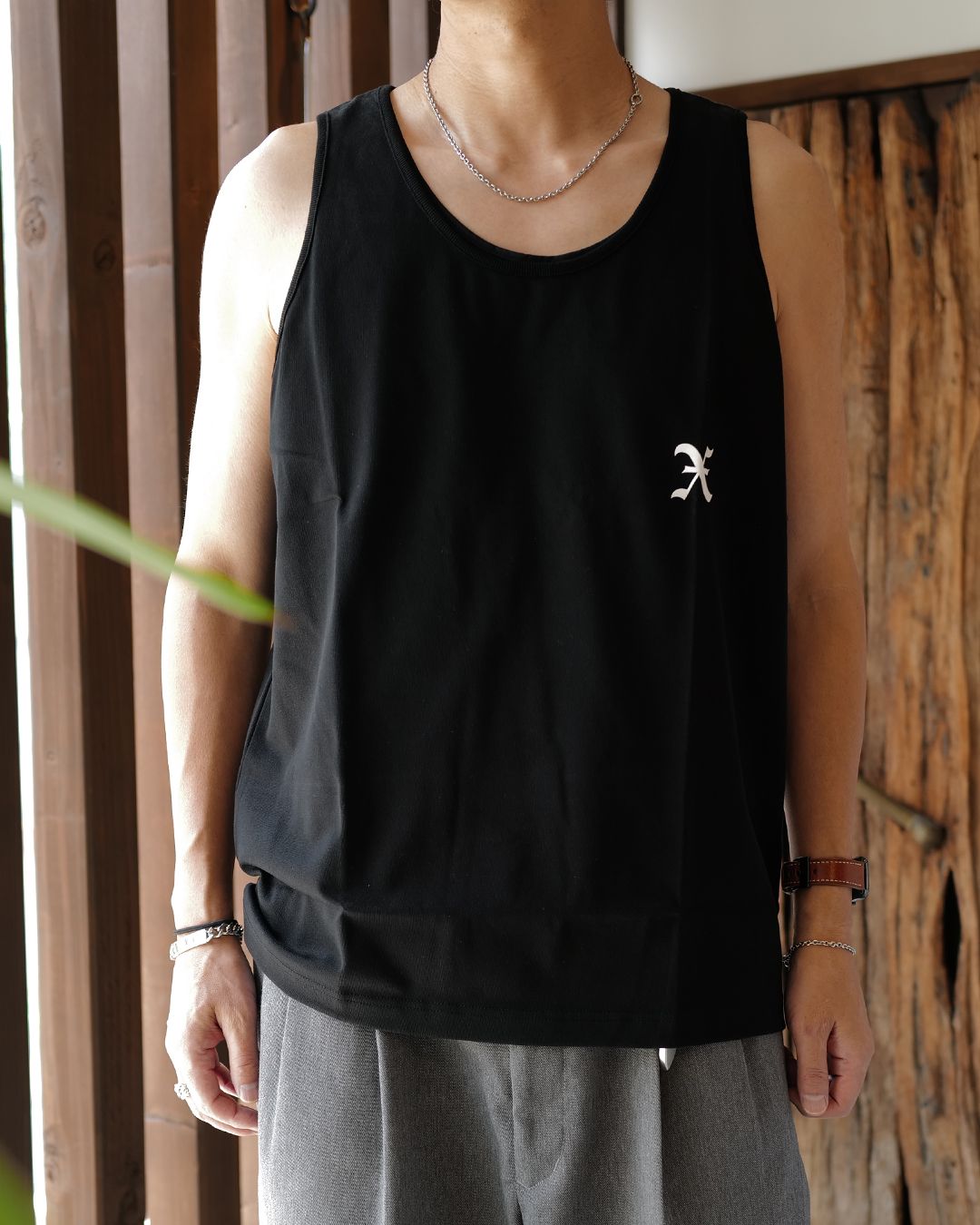 GX-S26-CS-06  TANK TOP   [BLACK]