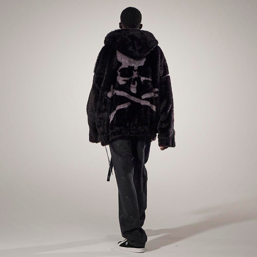 【mastermindJAPAN】 POLAR BEAR ZIP-UP HOODIE  BLACK
