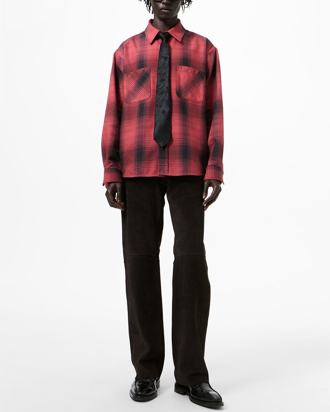 WHOPPIN SHIRT  Bison Check Ranch Cotton
