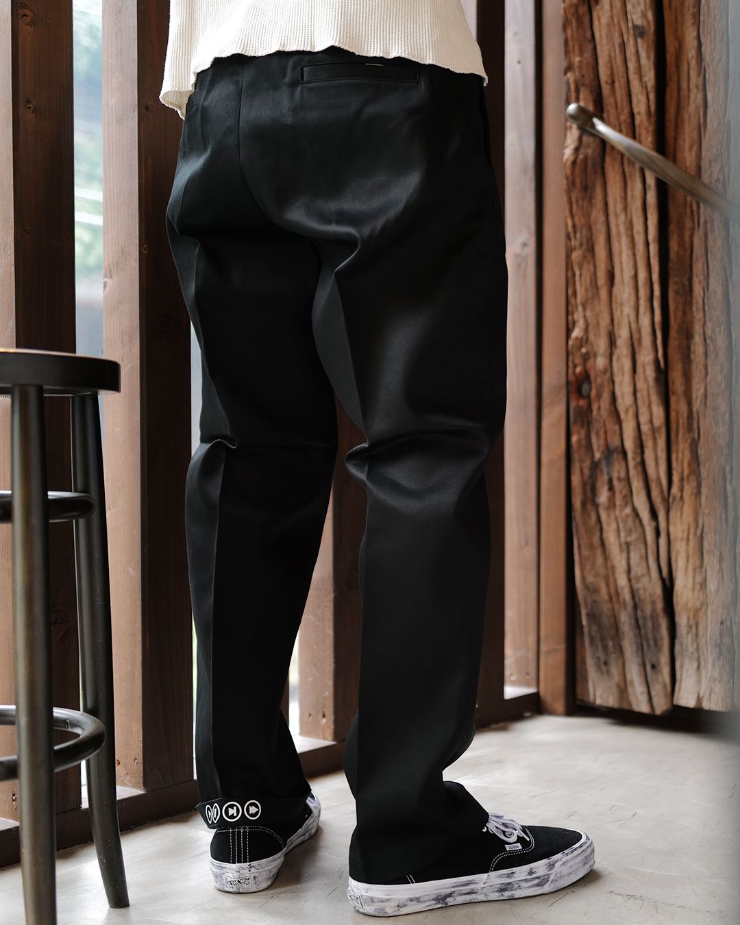 SQ-26AW-PT-02 CHINO PANTS (TYPE-F)  [BLACK]