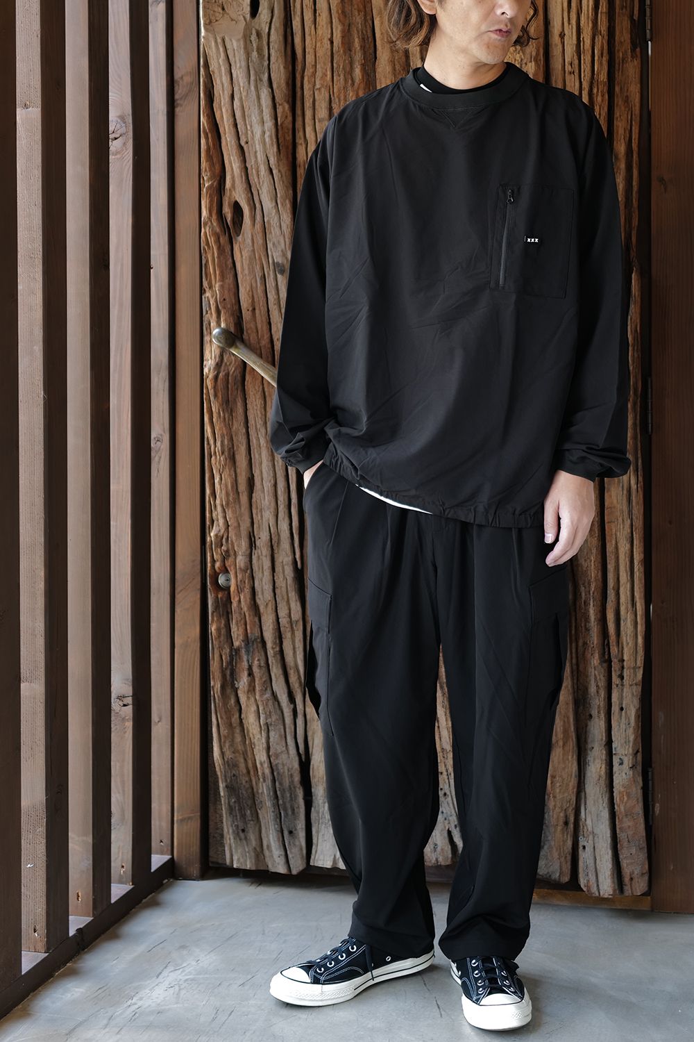 GOD SELECTION XXX - GX-A25-PT-02 NYLON BDU PANTS BLACK | River