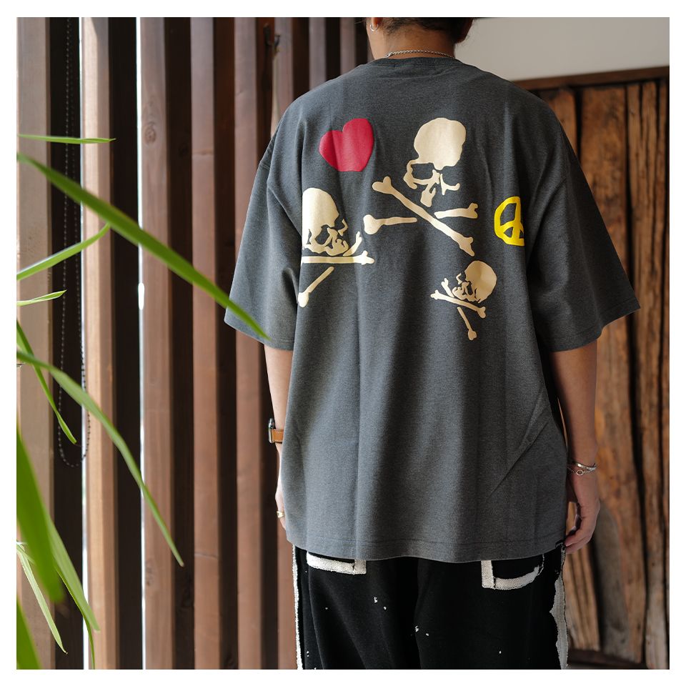 【mastermindJAPAN】 HAND DRAWN SS TEE TOP GRAY
