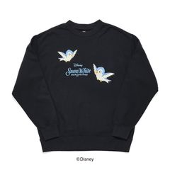 SQ-24AW-SWCS-01 x SNOW WHITE  CREW NECK SWEAT SHIRT
