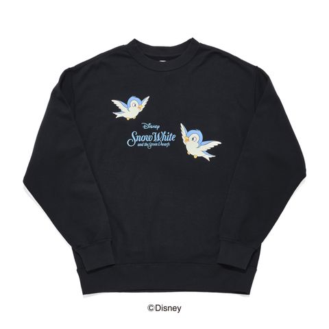 SQ-24AW-SWCS-01 x SNOW WHITE  CREW NECK SWEAT SHIRT