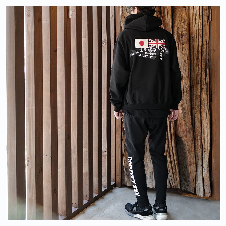 LYFT GOD SELECTION XXX FLAG HOODIE - パーカー