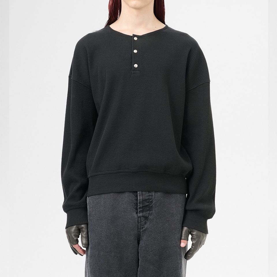 OUR LEGACY - BALLON SWEATSHIRT Black Rib | River