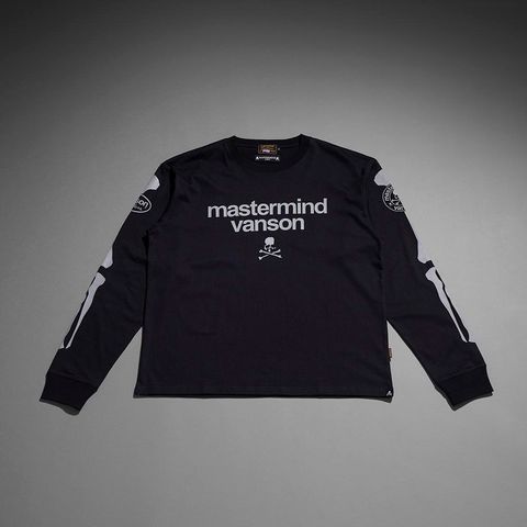 【Last1点 S】 【MASTERMIND WORLD】 x VANSON  BONE L/S TEE  REGULAR FIT