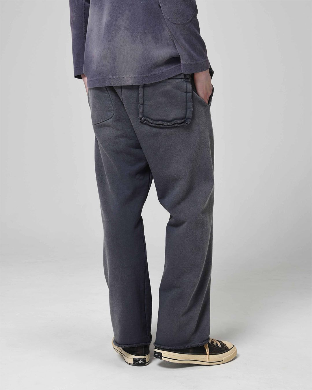 BWU-WSPE / WEATHERED SWEAT PANTS - EGGPLANT