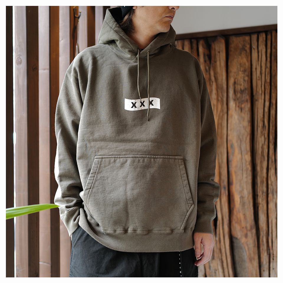 GOD SELECTION XXX - GX-A25-CS-03 HOODIE OLIVE | River