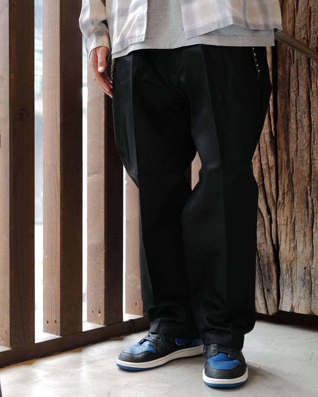 SQ-26AW-PT-03  CHINO PANTS (TYPE-XF)  [BLACK]