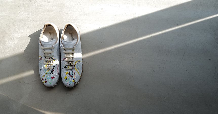 Maison Margiela　ペンキ加工ジャーマントレーナー