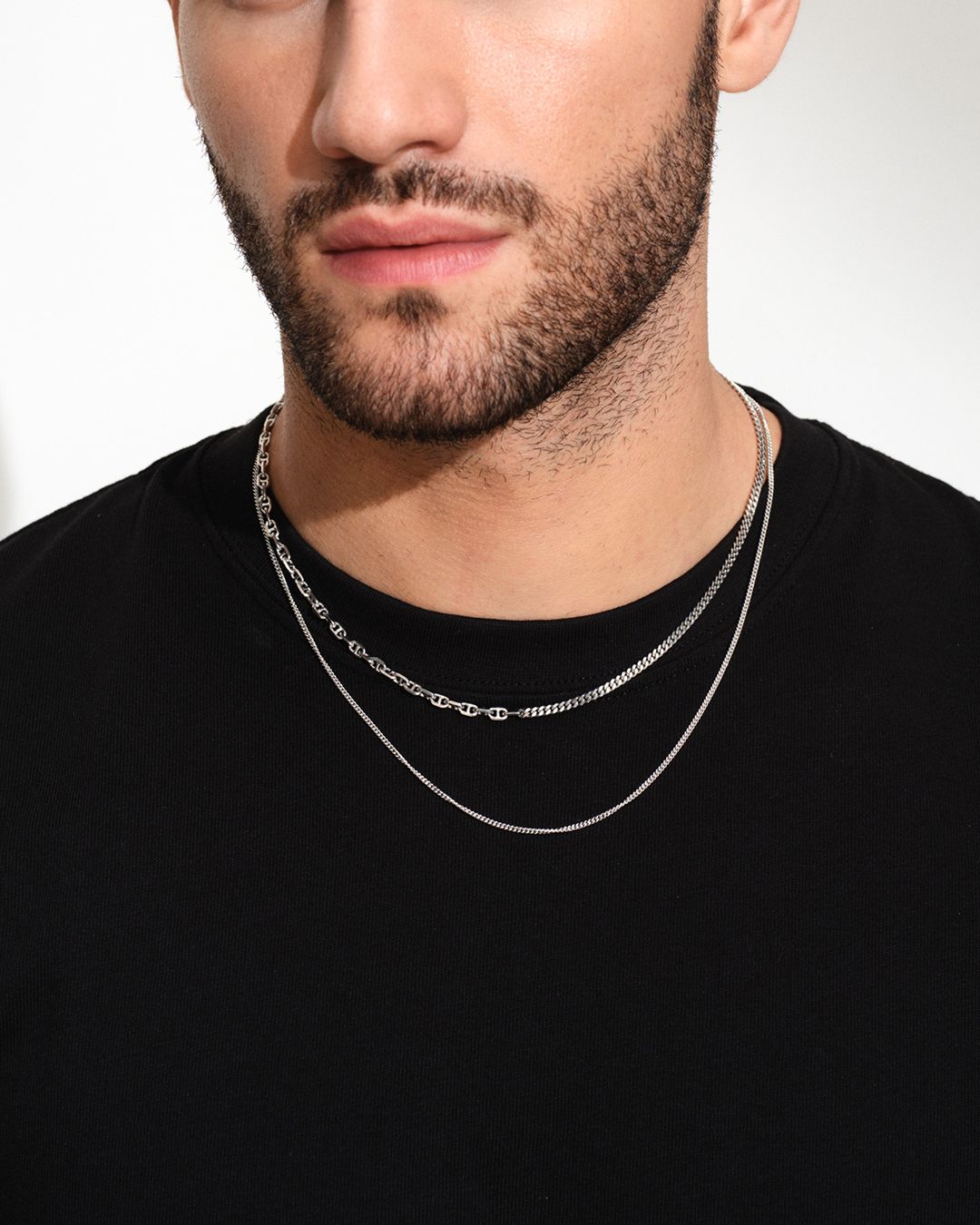 Rue Chain 20.5Inch(52.07cm) / ルー・チェーン ネックレス / 925スターリングシルバー / ホワイトロジウムメッキ (ユニセックス)