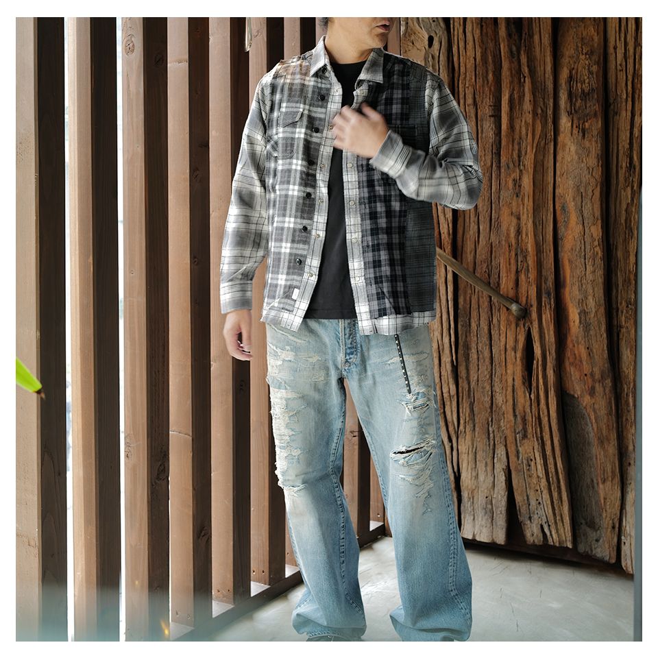 【Rafu】 Remake shirt （BLACK）