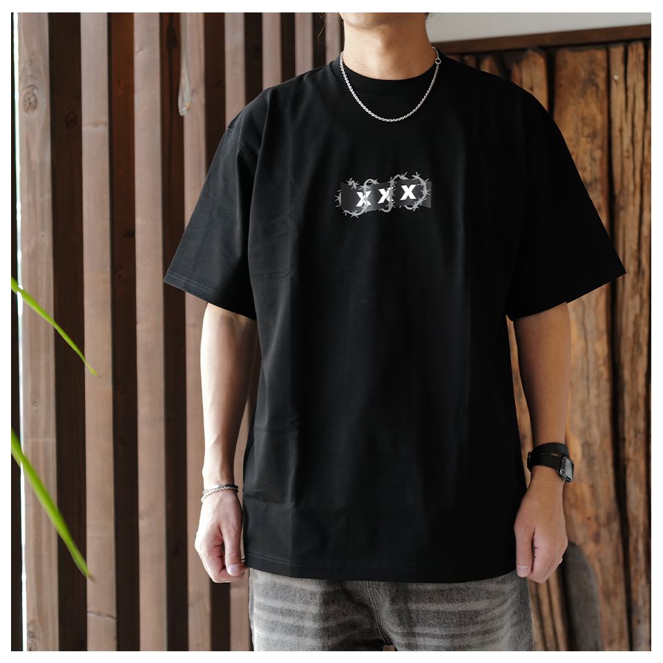 GX-S25-ST-13   T-SHIRT   BLACK